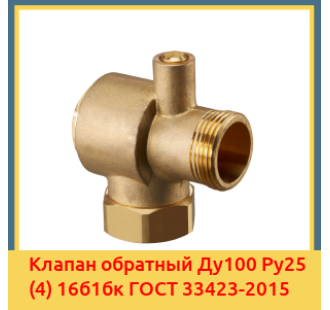 Клапан обратный Ду100 Ру25 (4) 16б1бк ГОСТ 33423-2015 в Нарыне