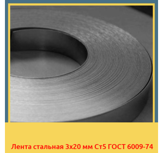 Лента стальная 3х20 мм Ст5 ГОСТ 6009-74 в Нарыне