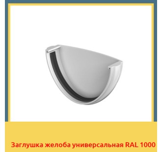 Заглушка желоба универсальная RAL 1000 в Нарыне
