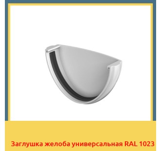 Заглушка желоба универсальная RAL 1023 в Нарыне